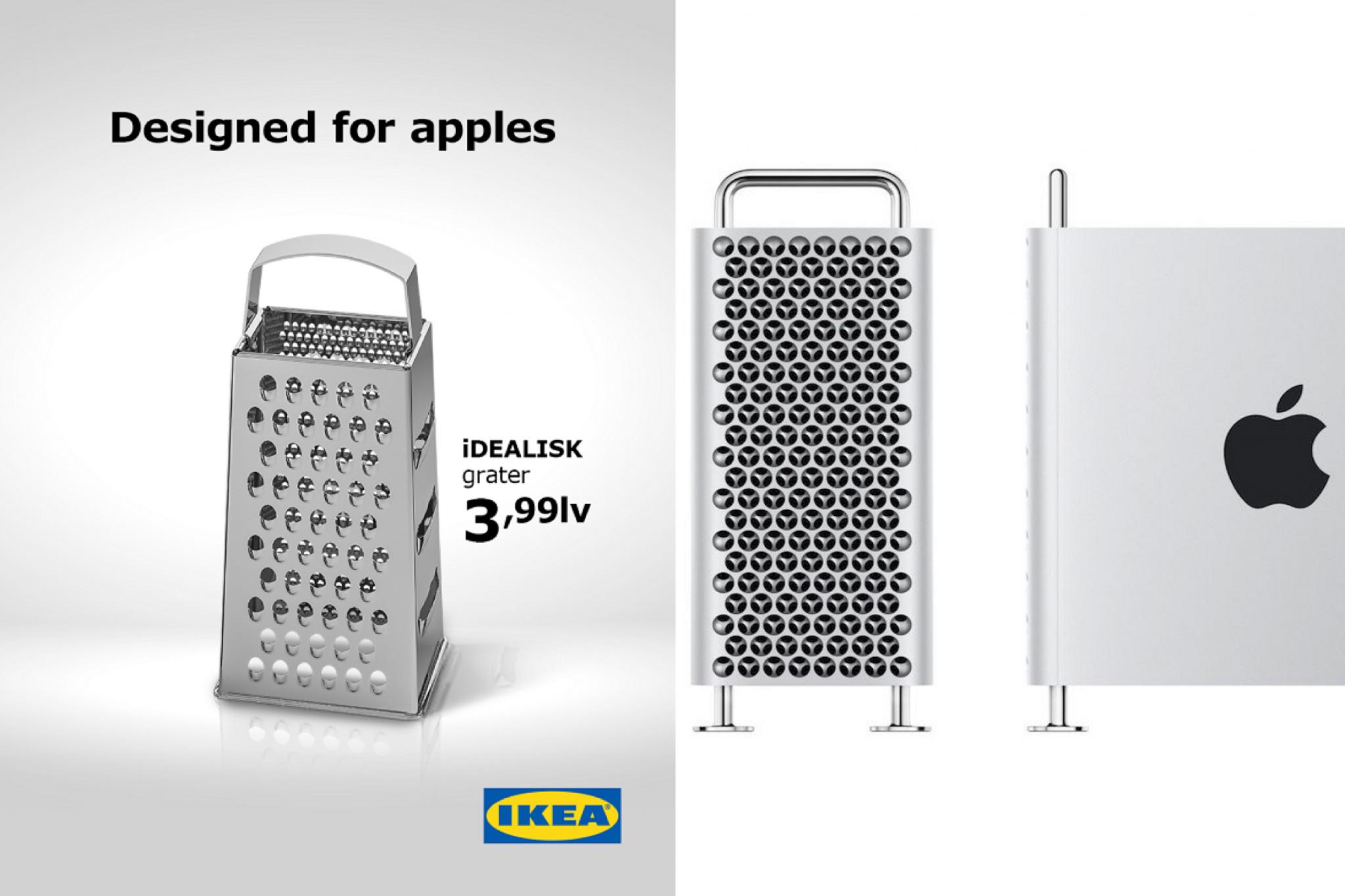 Kleuterschool Consumeren Federaal IKEA jokes about the new Mac Pro from Apple