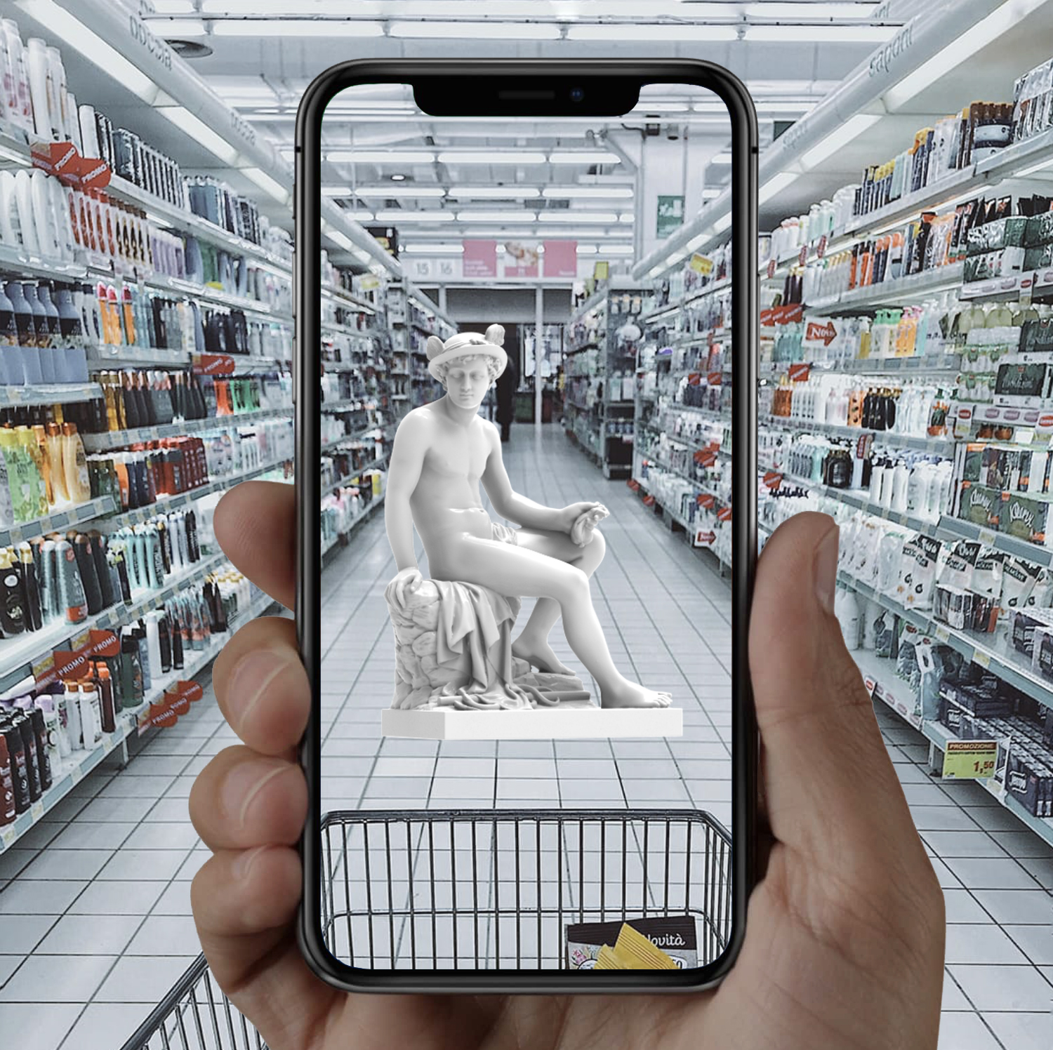 ...on which artists can sell works of art using augmented reality (AR) tech...
