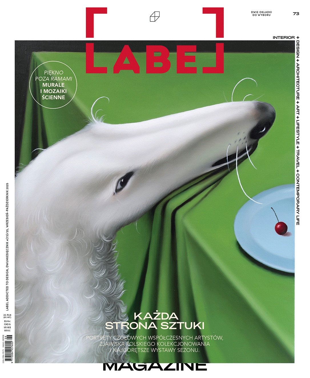 Okładka magazynu LABEL Magazine