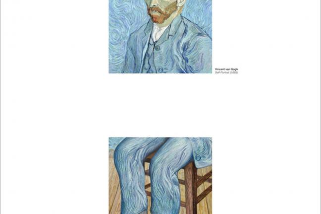 Van Gogh reklamuje pastę do butów