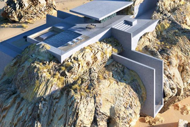 House inside a Rock