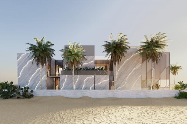 Volare, czyli niezwykła willa na plaży w Dubaju. Projekt Visionnaire i Alessandro La Spada