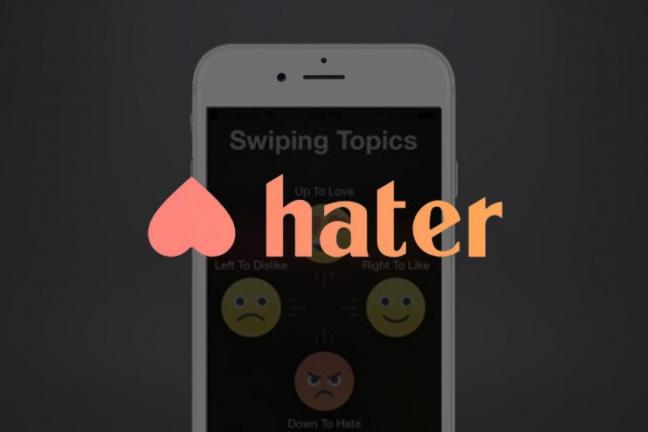Hater - an unusual dating application