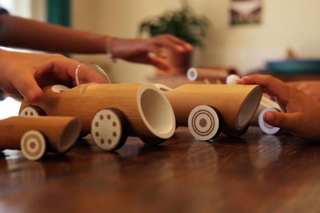 Bamboo cars