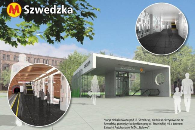 Wejście do nowej stacji warszawskiego metra zaskakuje