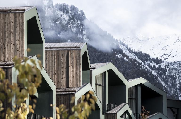 Hotel w alpejskiej wiosce