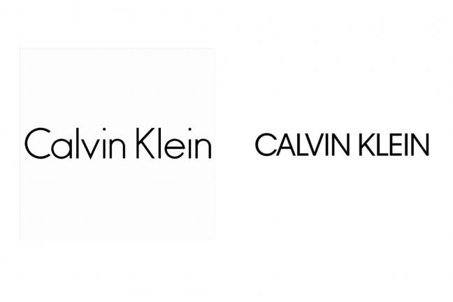 New logo of Calvin Klein