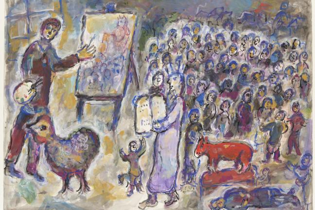 Wystawa prac Marca Chagalla w Muzeum Narodowym w Warszawie