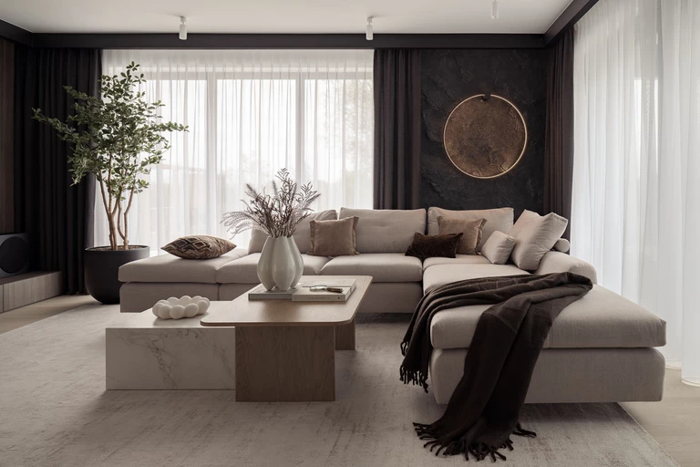 Dom na Pomorzu, który pozwala odpocząć od codzienności - Shades of Elegance od pracowni Dobry Układ