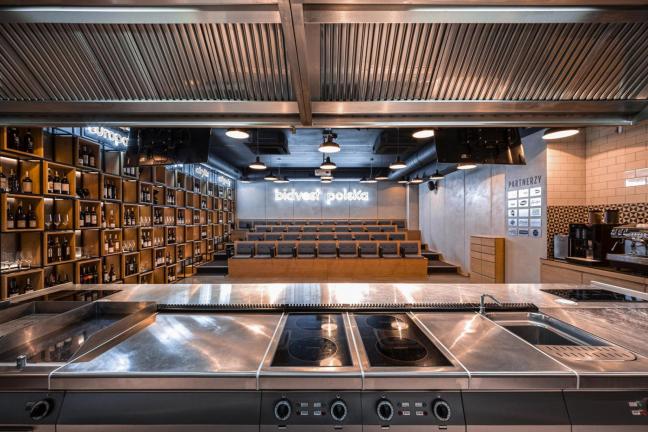 Cooking with neons – culinary studio by mode:lina architects