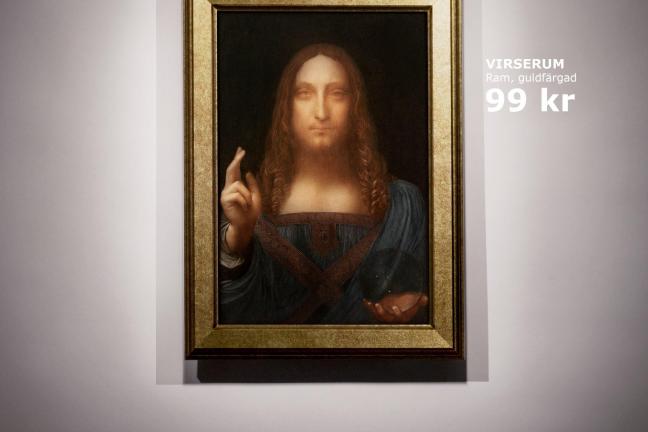 IKEA jokes from the sale of Leonardo da Vinci