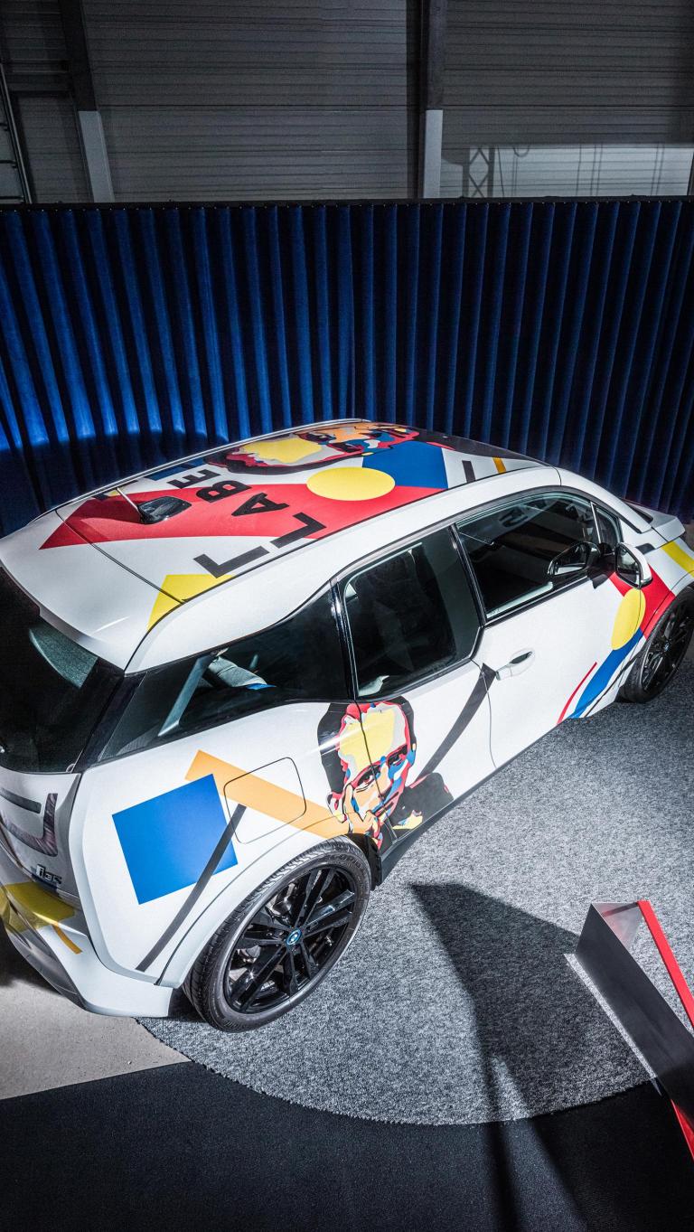 BMW i3 w wyjątkowej artystycznej odsłonie na targach