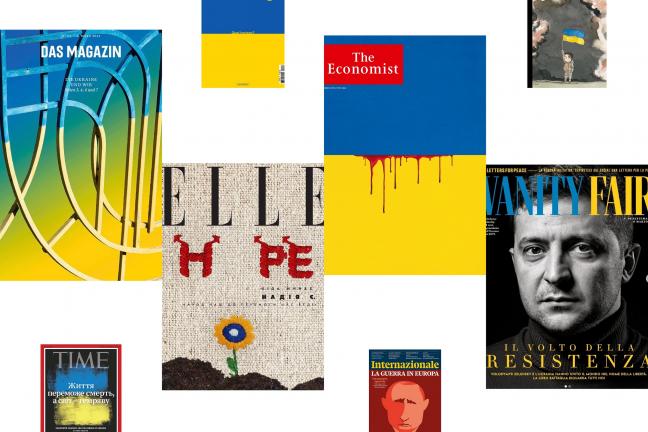 8 okładek magazynów, które mówią o wojnie w Ukrainie więcej niż słowa