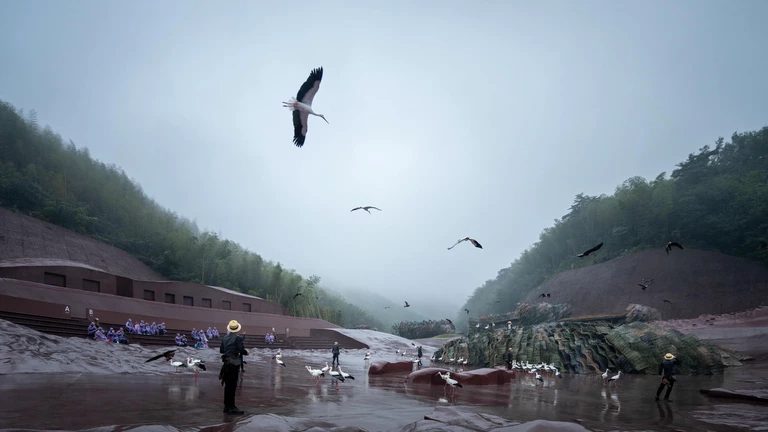 Niesamowity Teatr Doliny Ziemi. Architektura dla ludzi i tańczących ptaków