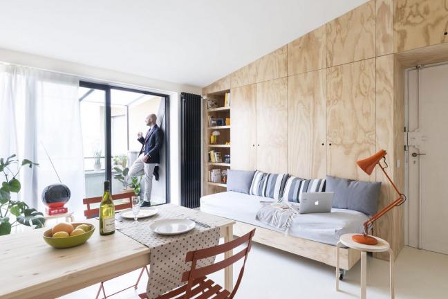 28 meters in plywood