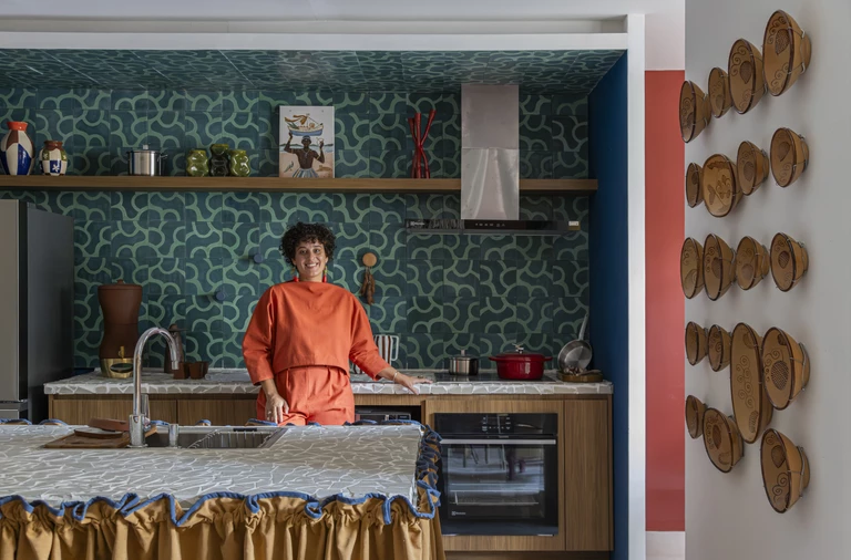 Dom babci w pawilonie od Mangaba Estúdio