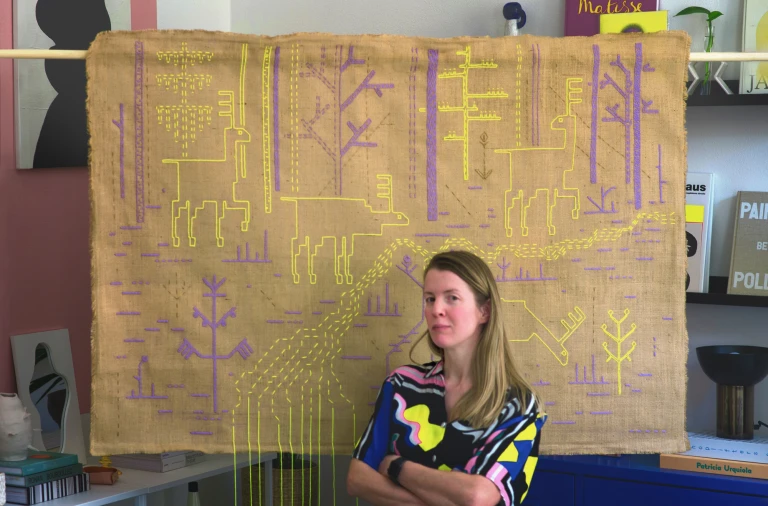 Tekstylne obrazy Małgorzaty Truszkowskiej na Milan Design Week. To hołd dla kultury Podlasia i regionu Łomży
