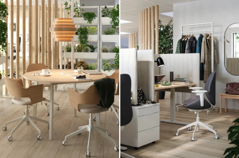 Ikea prezentuje nową kolekcję mebli biurowych. Zadbano również o neuroatypowych pracowników