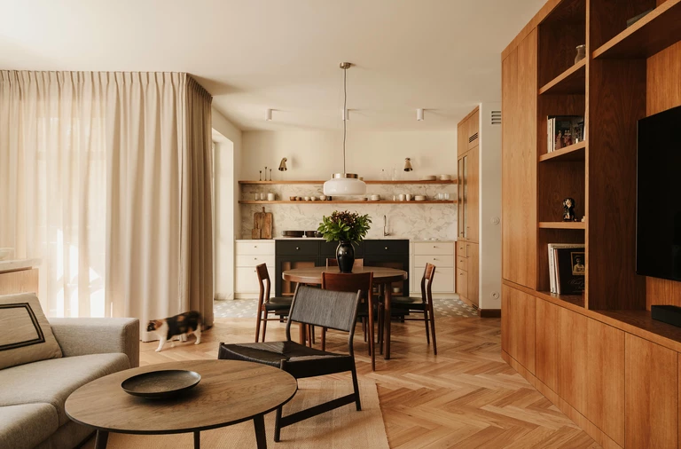 Nowy układ i nowe możliwości w eleganckim mieszkaniu na Ochocie