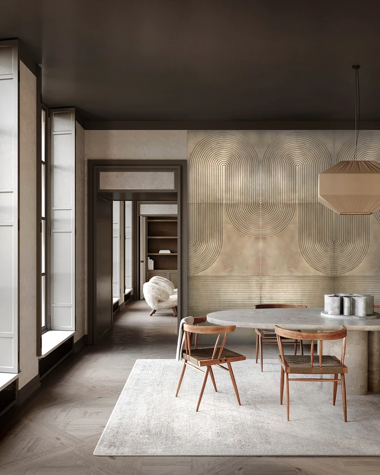 A może boazeria? 10 projektantów udowadnia, że warto powiedzieć 