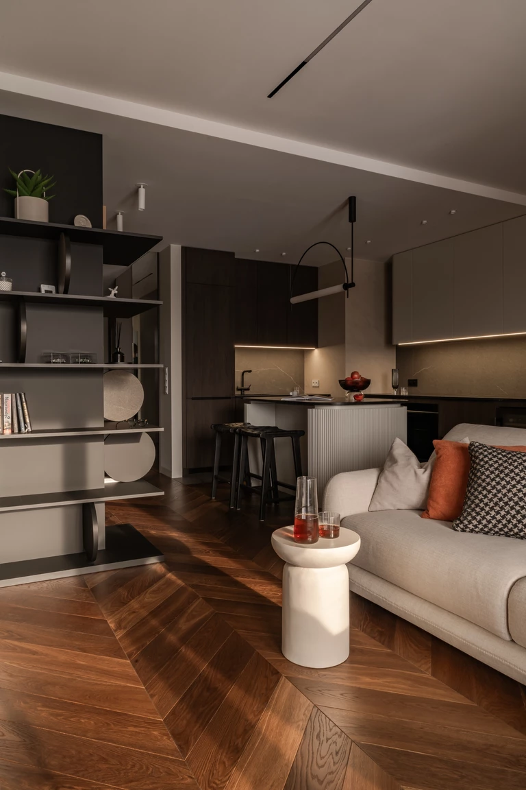 Męska odsłona minimalizmu. Warszawski apartament od AZ Studio