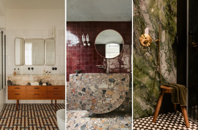 9 pomysłów na aranżację łazienki z kamieniem w roli głównej
