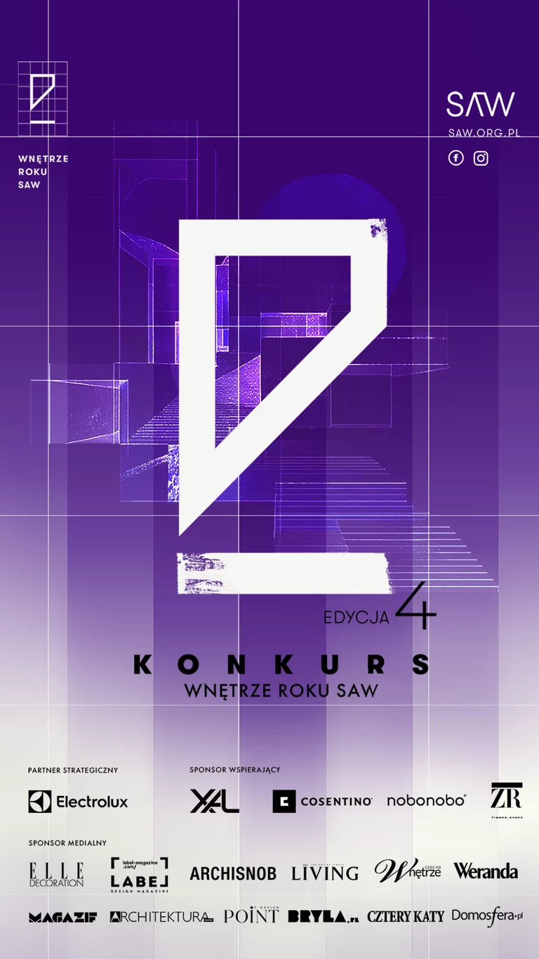 LABEL Magazine patronem medialnym IV edycji Konkursu Wnętrze Roku SAW.
