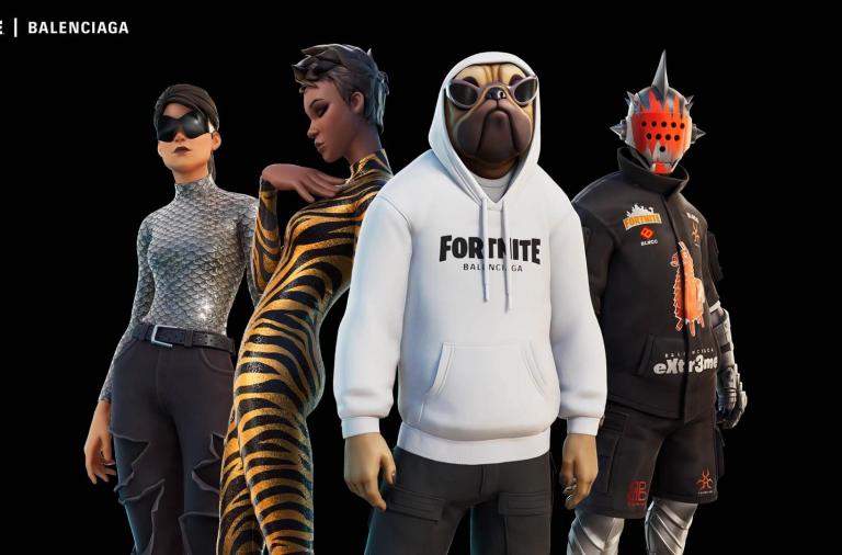 Balenciaga w Fortnite