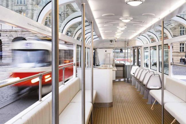 Retro-tram in a modern edition