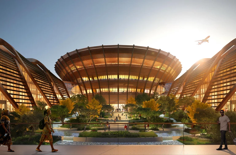 Zaha Hadid Architects zaprojektowali jedno z największych lotnisk świata