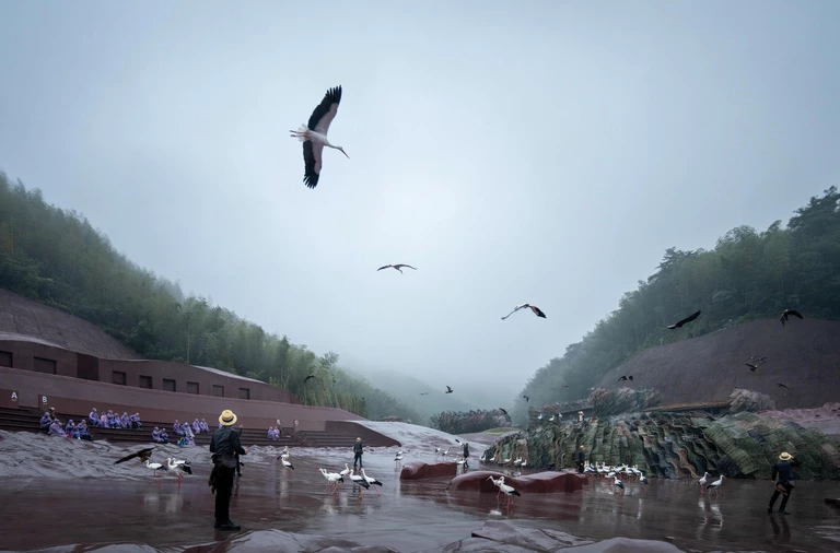 Niesamowity Teatr Doliny Ziemi. Architektura dla ludzi i tańczących ptaków