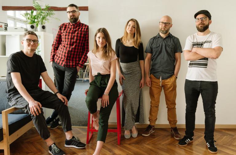 Laureaci konkursu PGD, projektanci ze studia Otwarte.