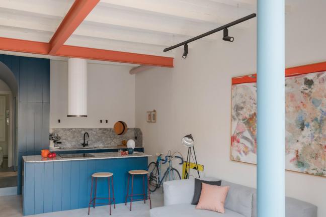 A colorful flat in Barcelona