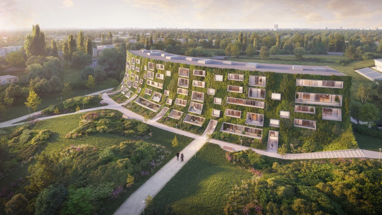 Robert Konieczny prezentuje swój pierwszy projekt budynku w Poznaniu. Jego elewację pokryją rośliny