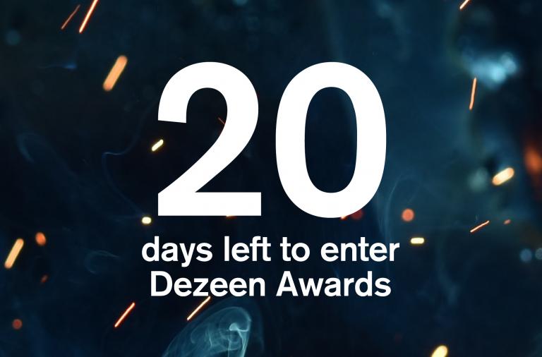 20 days left to enter Dezeen Awards 2020!