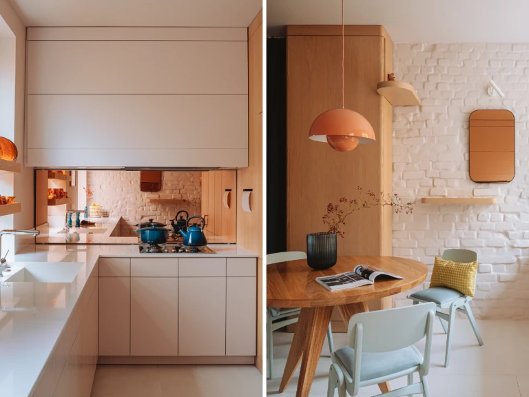 Przytulne mieszkanie architektów z pracowni k+b. To prawdziwa skarbnica funkcjonalnych rozwiązań