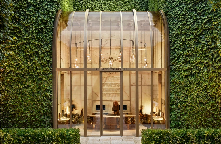 Nowa galeria RH i znikająca winda autorstwa Foster + Partners