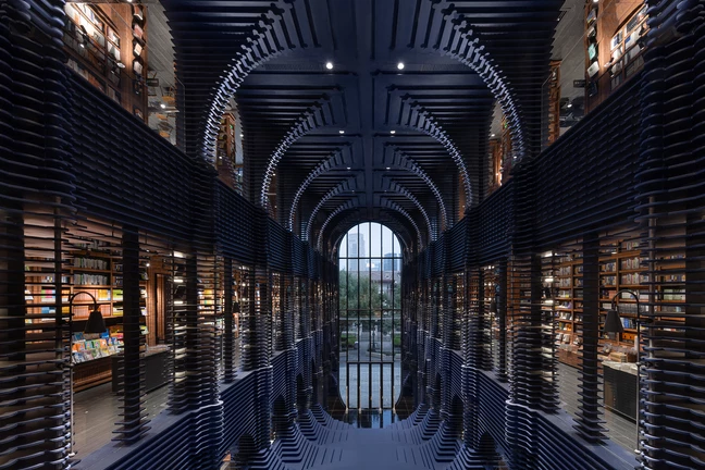 Tianjin Zhongshuge: a stunning bookstore by X+Living nominated for the Dezeen Award 2025