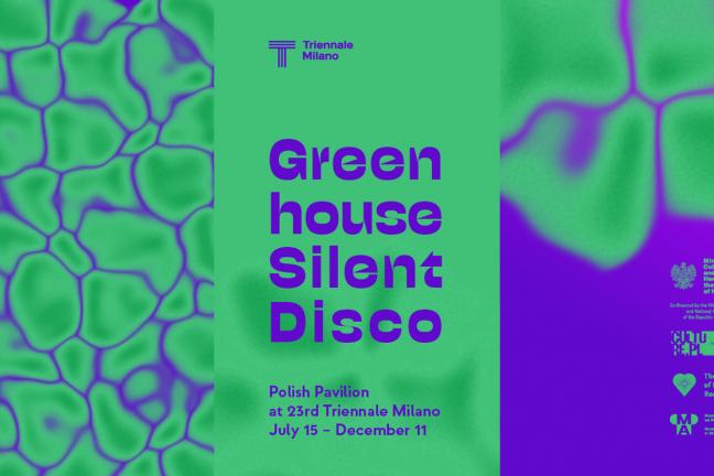 Polska instalacja „Greenhouse silent disco” na Triennale w Mediolanie