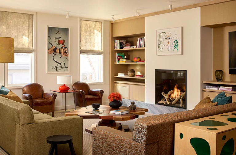 Kolorowy apartament w Aspen. Tu sztuka dyktuje zasady 