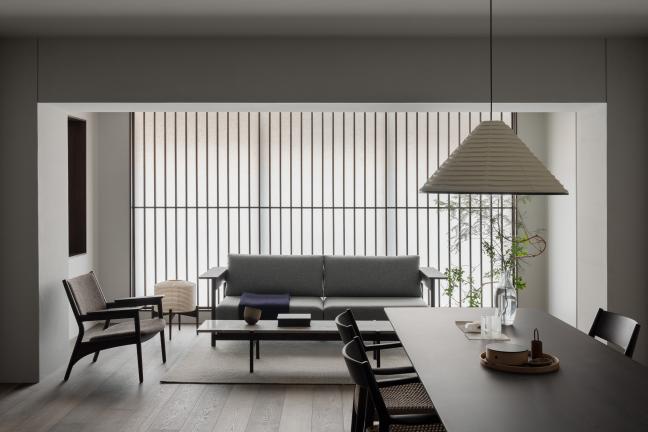 Japanese minimalism with furniture in the lead role