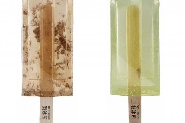 These lollipops show how polluted the water is