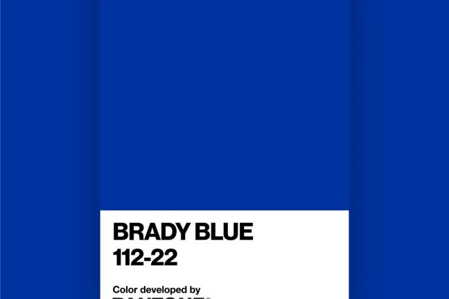 Brady Blue - nietypowy kolor od Pantone