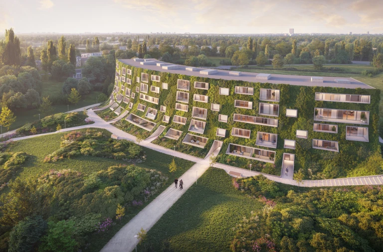 Robert Konieczny prezentuje swój pierwszy projekt budynku w Poznaniu. Jego elewację pokryją rośliny