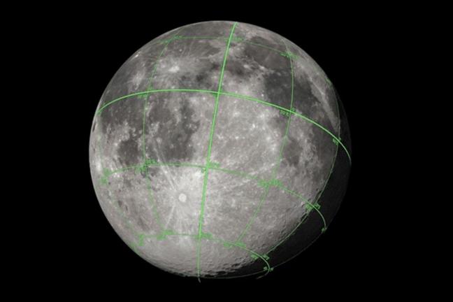 NASA presents an accurate map of the moon
