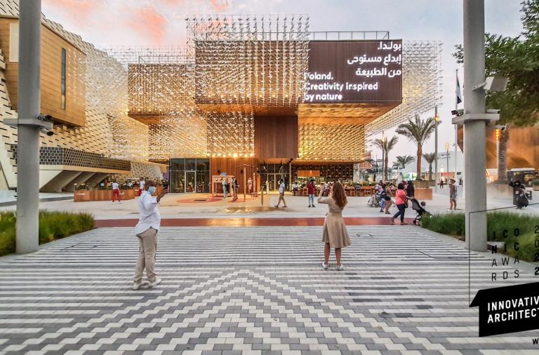 Pawilon Polski na Expo 2020 z prestiżową nagrodą ICONIC AWARDS