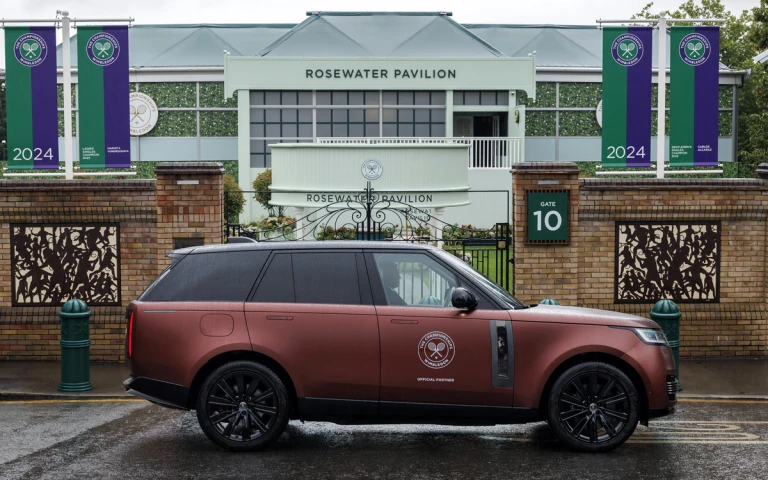 Range Rover oficjalnym partnerem turnieju Wimbledon