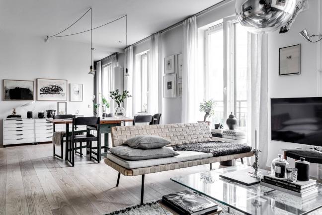 Scandinavian apartment for the family