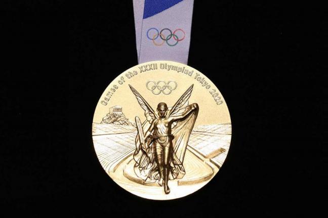 Olimpijski medal z recyklingu