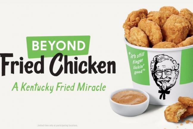 KFC plans to introduce vegan chicken